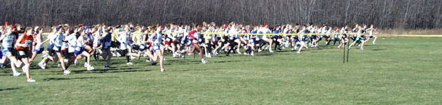 Start of the Youth Girls race.