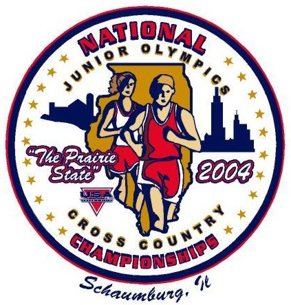 2004 USATF National JO Cross Country Logo